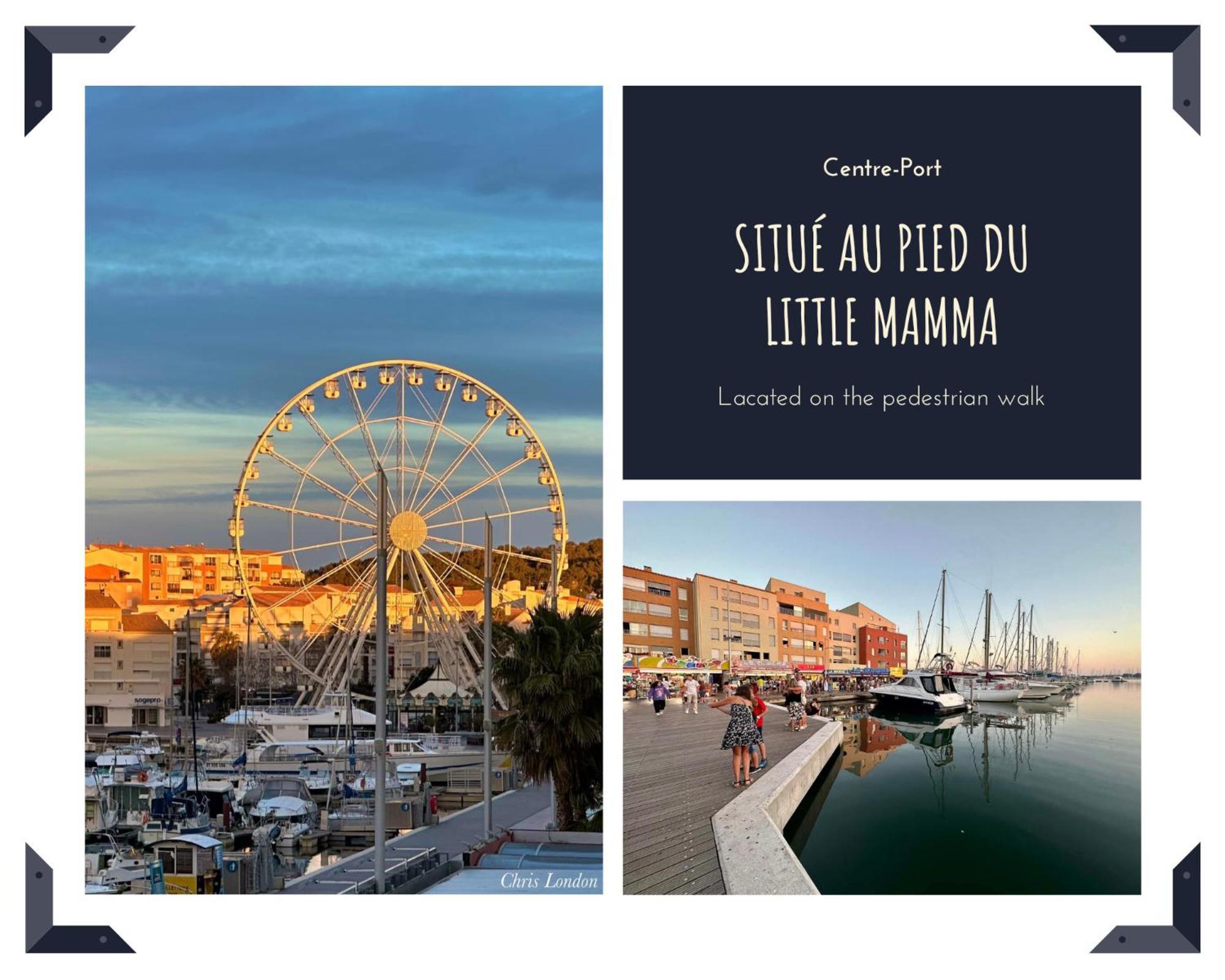 Apartament Little Mamma - 50M Du Centre Port - Menage Inclus Agde Zewnętrze zdjęcie